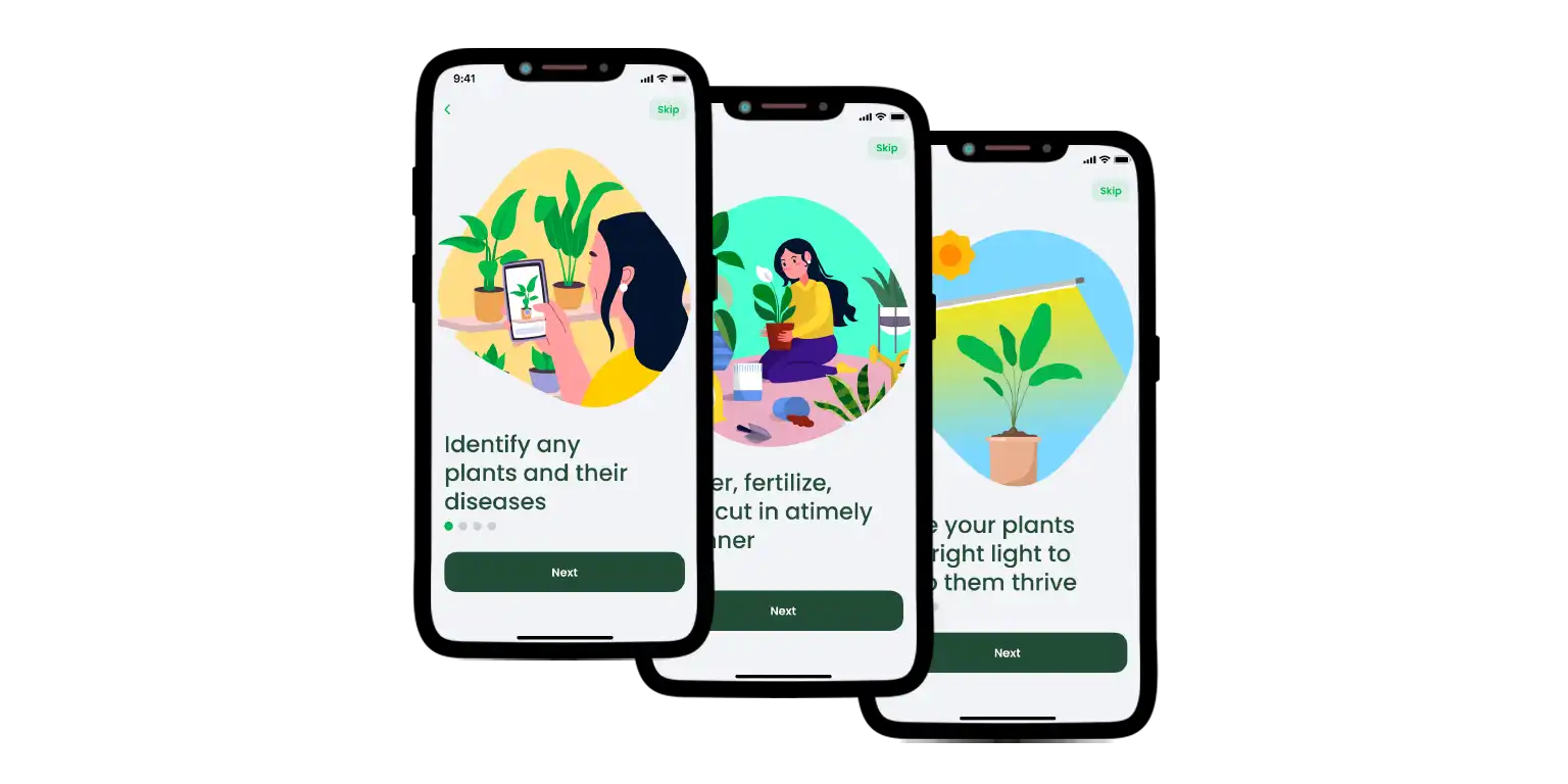 The AI Plant Finder app promo photo.