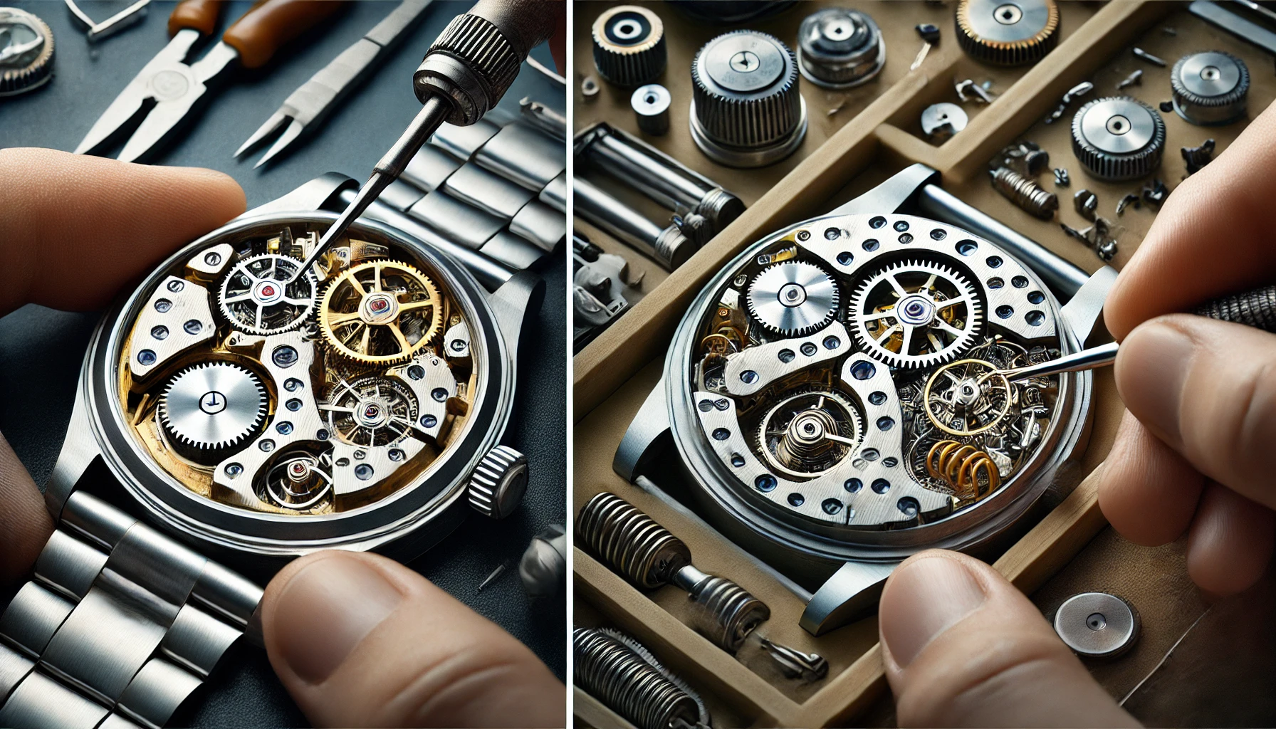 the precision and accuracy mechanisms of replica watches, highlighting both the Swiss or Japanese movements and the meticulous assembly process by skilled watchmakers